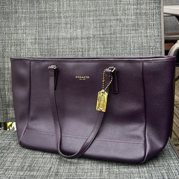 Coach Plum Purple Tote Bag - Picture 8 of 8